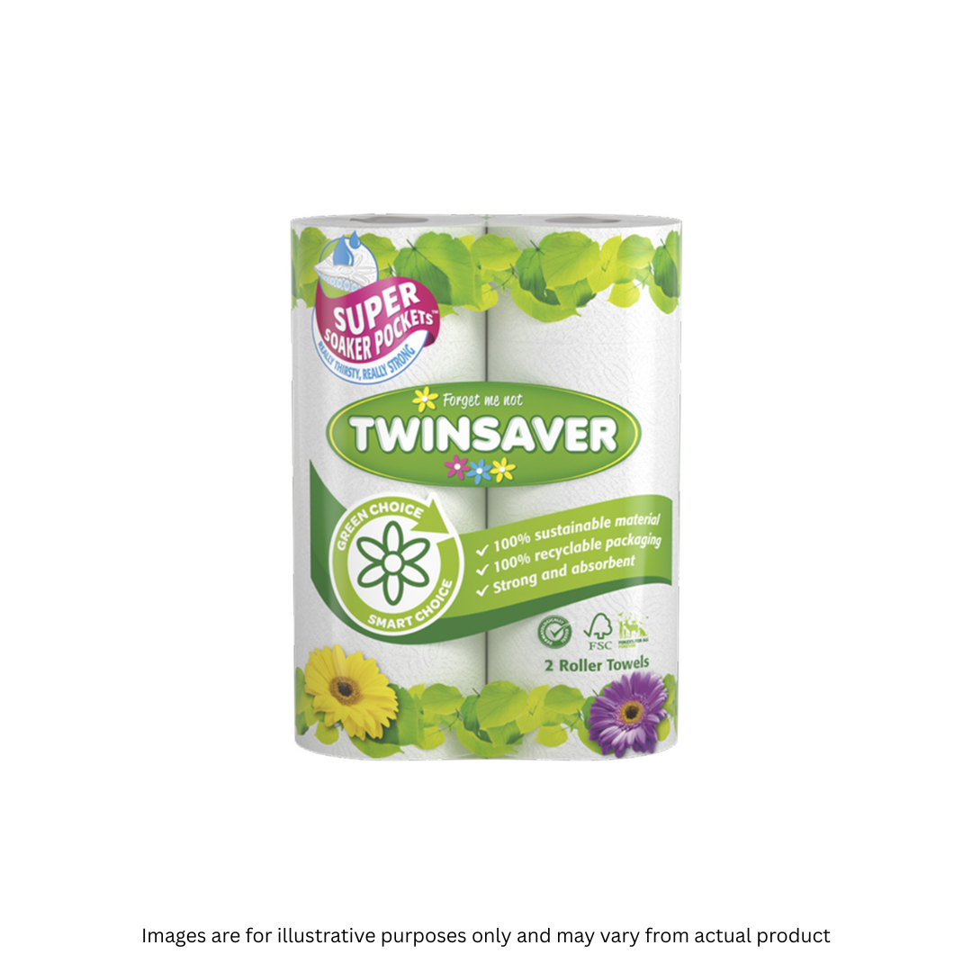 TWINSAVER | 2 PLY KITCHEN TOWEL X 24 ROLLS | ITEM CODE: 3012