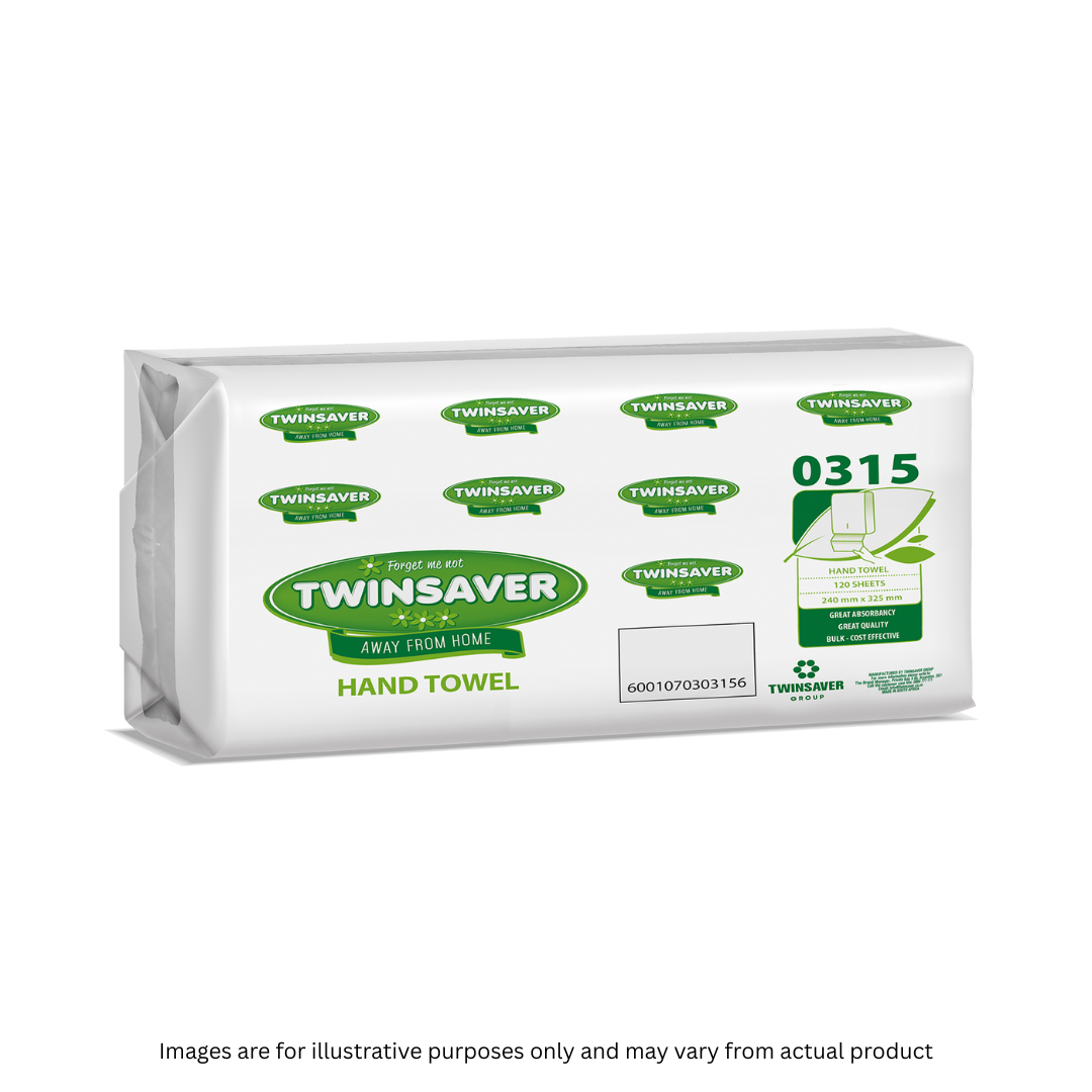 TWINSAVER | 1 PLY INTERFOLD HAND TOWEL | ITEM CODE: 315