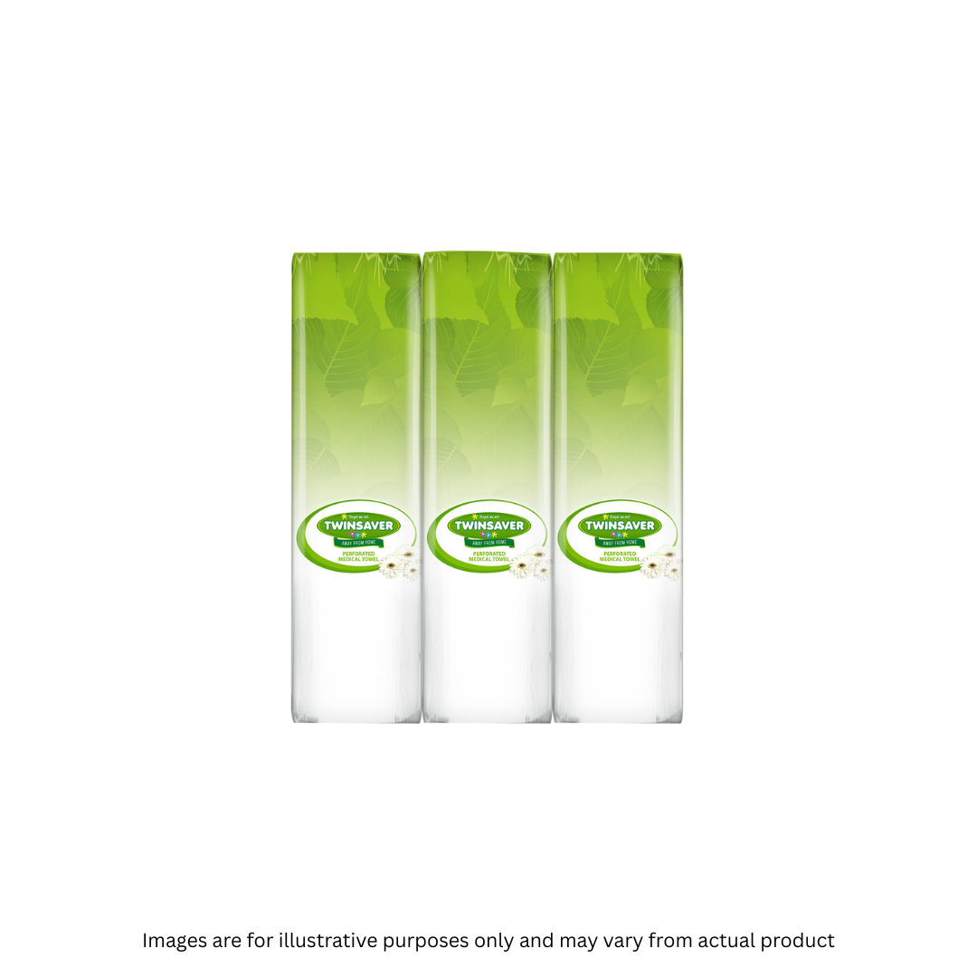 TWINSAVER | 2 PLY LARGE MEDICAL TOWEL X 9 ROLLS | ITEM CODE: 384 - Image 2