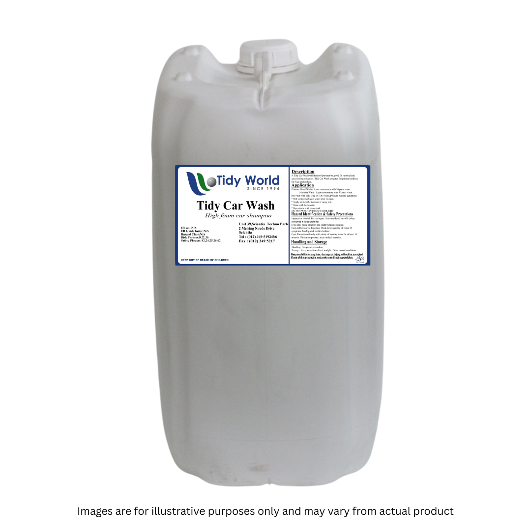TIDY CAR WASH | HIGH FOAM CAR SHAMPOO-25L
