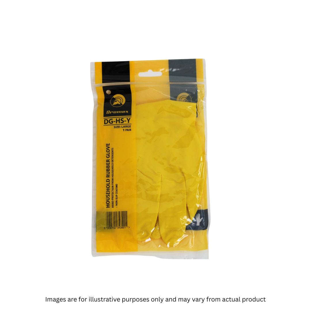 YELLOW HOUSE HOLD GLOVES X 1 PAIR | ALL SIZES