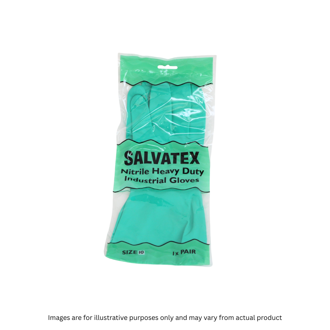 GREEN NITRILE GLOVES X 1 PAIR | ALL SIZES