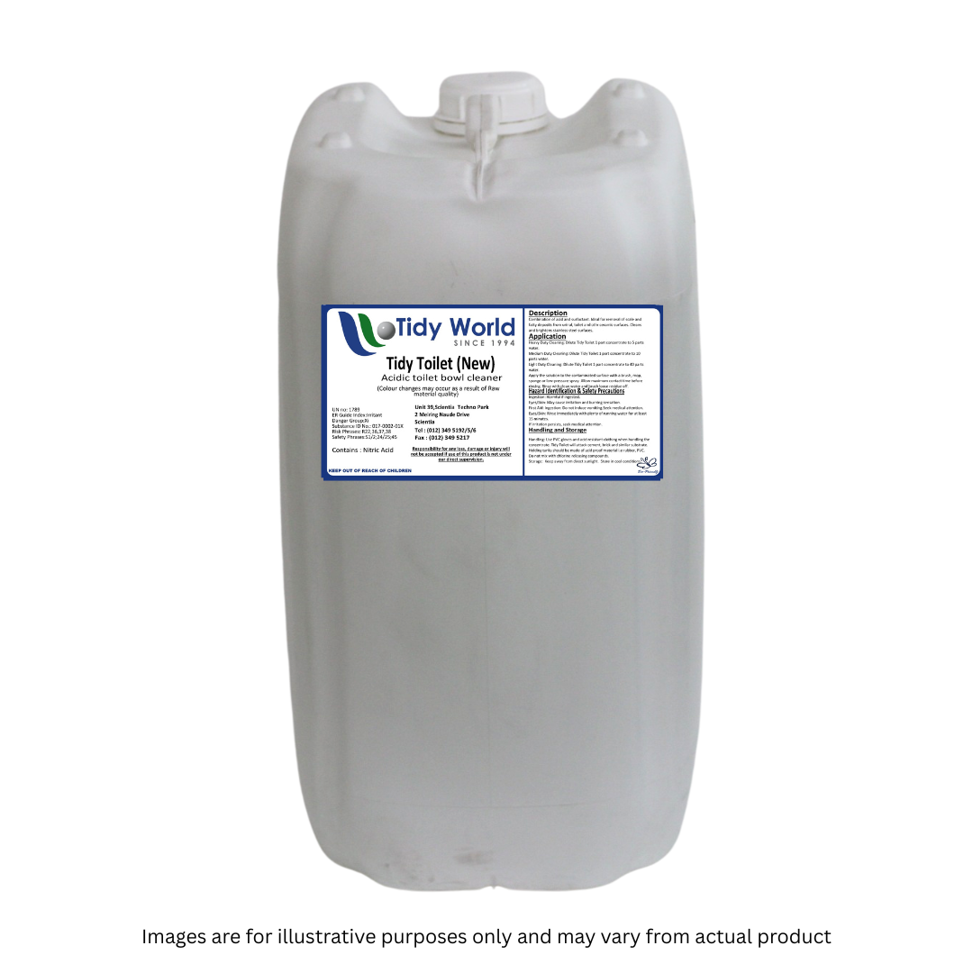 TIDY TOILET | ACIDIC TOILET BOWL CLEANER-25L