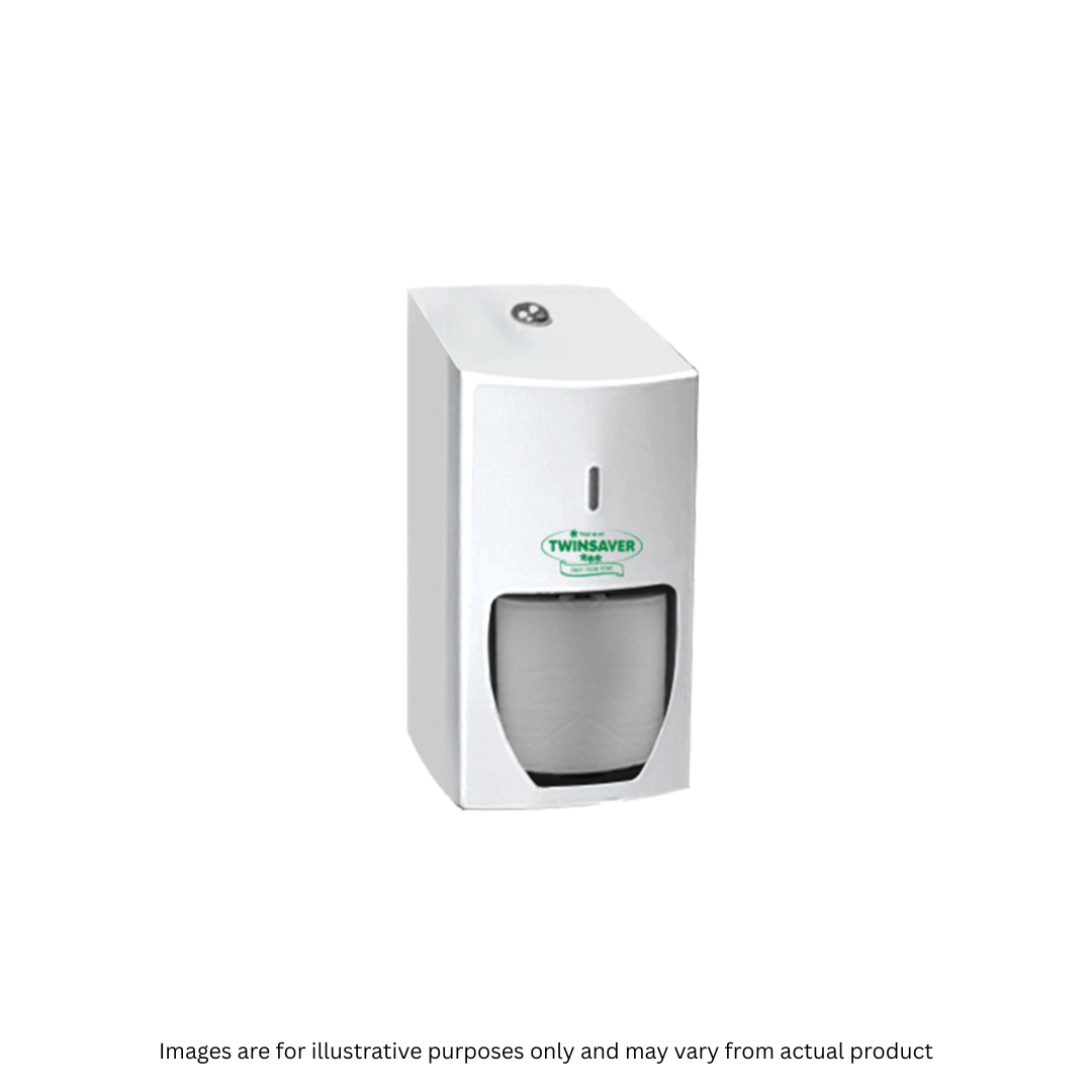 TWINSAVER | TOILET ROLL DISPENSER, 2 ROLLS | ITEM CODE: TR2 / 0571